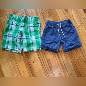 Two Pairs Boys Size 3T shorts - Cat & Jack and Crazy 8